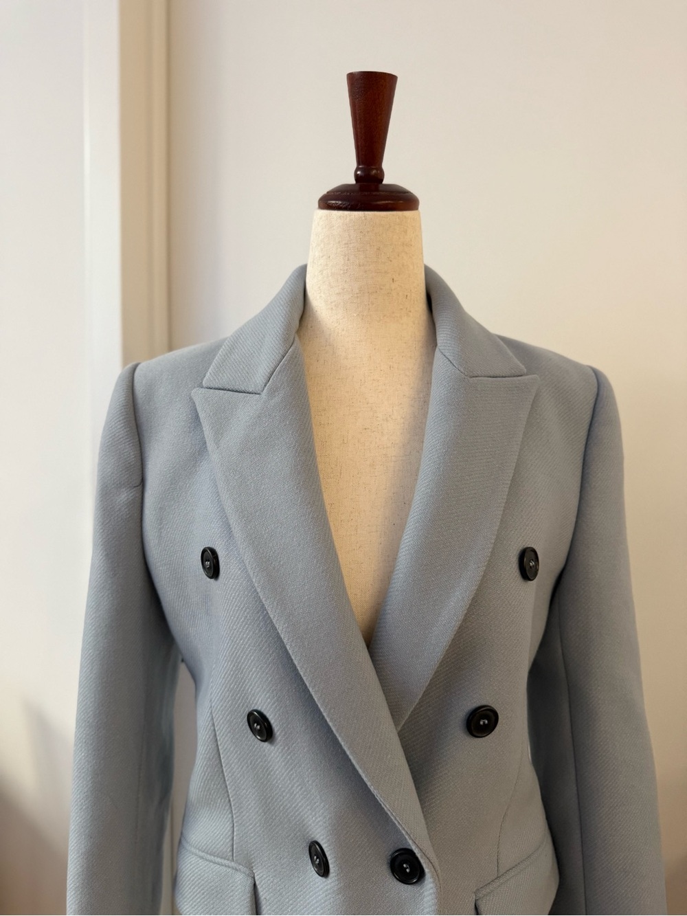 Zara powder blue trench coat